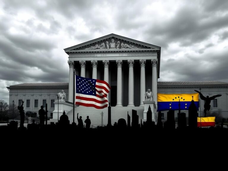 Flick International Grand Supreme Court building under an overcast sky symbolizing legal decisions on immigration policy