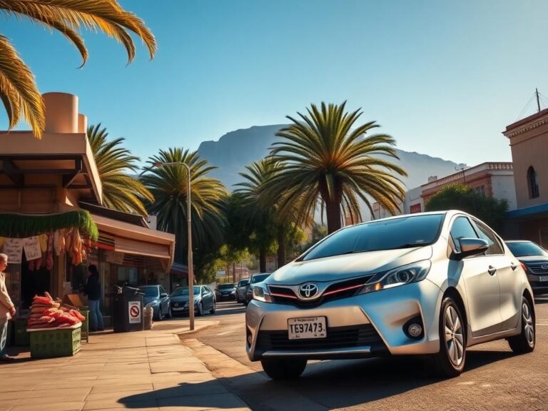 Flick International Hunter Biden driving a silver Toyota rental car in Cape Town, South Africa