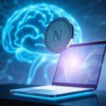 Flick International Digital illustration of a futuristic neural interface symbolizing hope for ALS patients