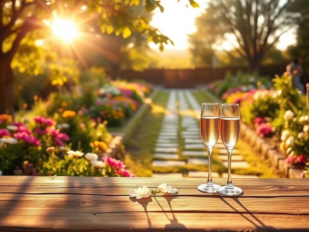Flick International A serene garden scene symbolizing new beginnings
