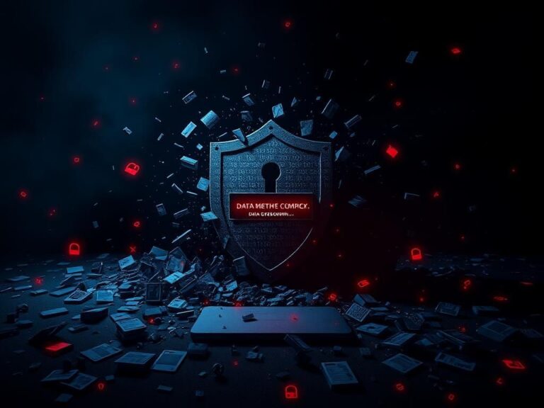Flick International Digital representation of a data breach aftermath