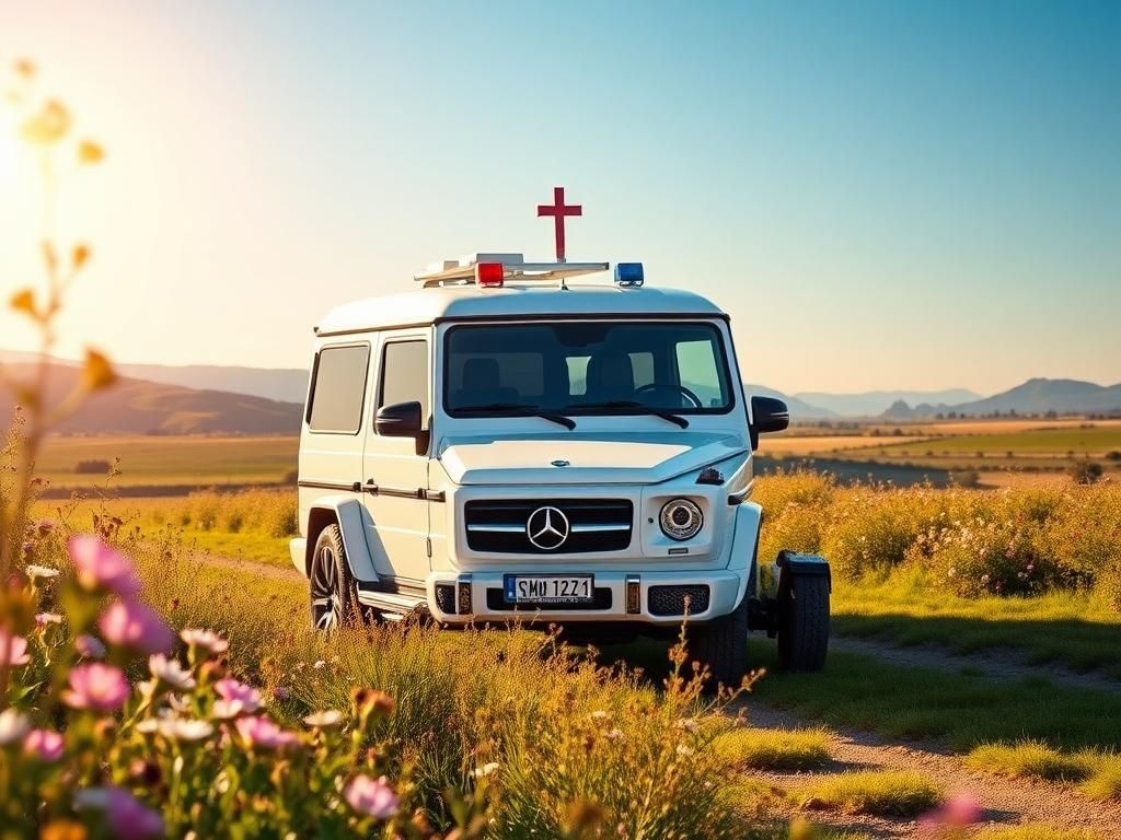 Flick International Converted pope-mobile being transformed into a mobile clinic for children in Gaza