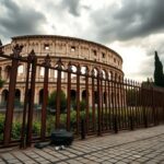 Flick International American tourist encounters accident at Rome's Colosseum fence