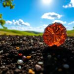 Flick International Large brown diamond resembling candy found in Crater of Diamonds State Park after rainfall