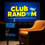 Flick International Dimly lit television studio set with modern vibe for Bill Maher's interview