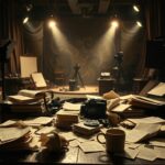 Flick International Vintage movie set showcasing artistic collaboration in filmmaking