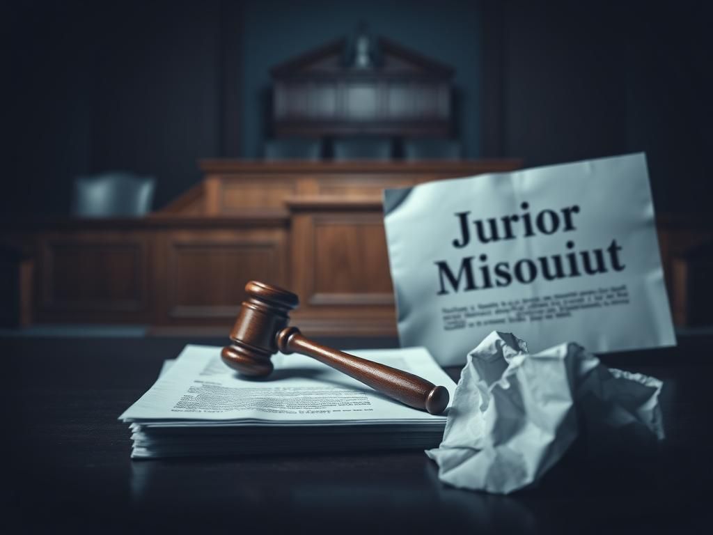 Flick International Dimly lit courtroom scene with gavel and legal documents symbolizing justice