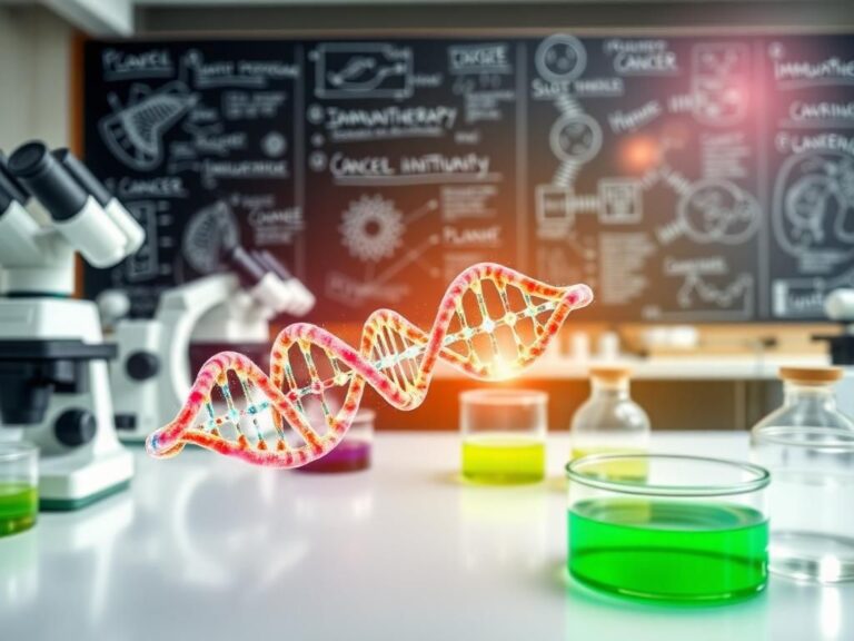 Flick International Serene laboratory scene featuring advanced scientific equipment and CRISPR technology