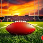 Flick International A football on a grass field during sunset symbolizing opportunity and ambition