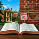 Flick International A split image showcasing Harvard University contrasted with protest elements