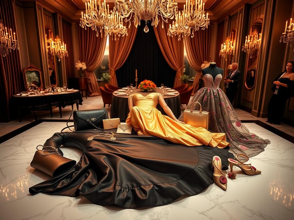 Flick International Lavish decor at Met Gala 2025 after-party featuring luxurious fashion elements