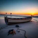 Flick International Overturned panga boat on a beach symbolizing human smuggling tragedy