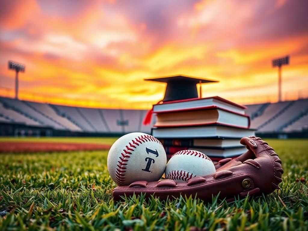 Flick International Baseball glove and worn baseball on an open field symbolizing perseverance and overcoming failure