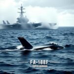 Flick International F/A-18F Super Hornet partially submerged in the Red Sea