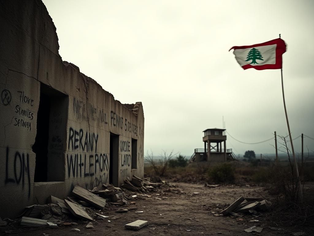 Flick International A dilapidated building in Lebanon reflecting the struggles of families affected by violence