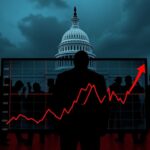 Flick International Capitol building with shadowy figures representing bad actors in fundraising deception