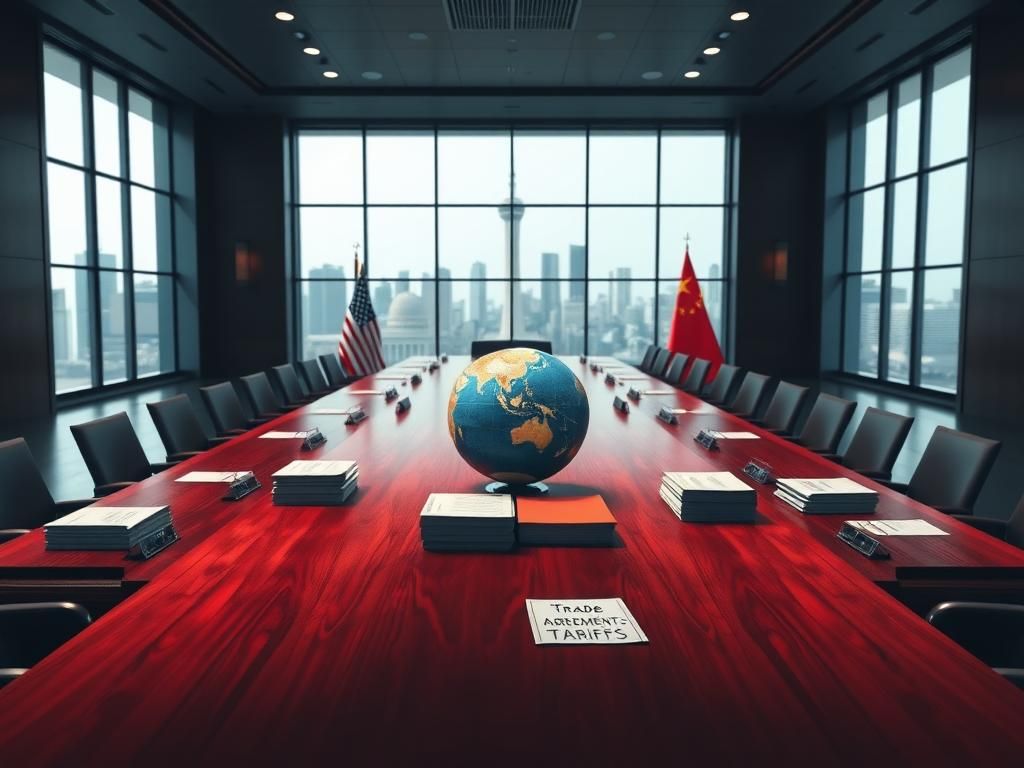 Flick International Conference room set for pivotal US-China trade talks