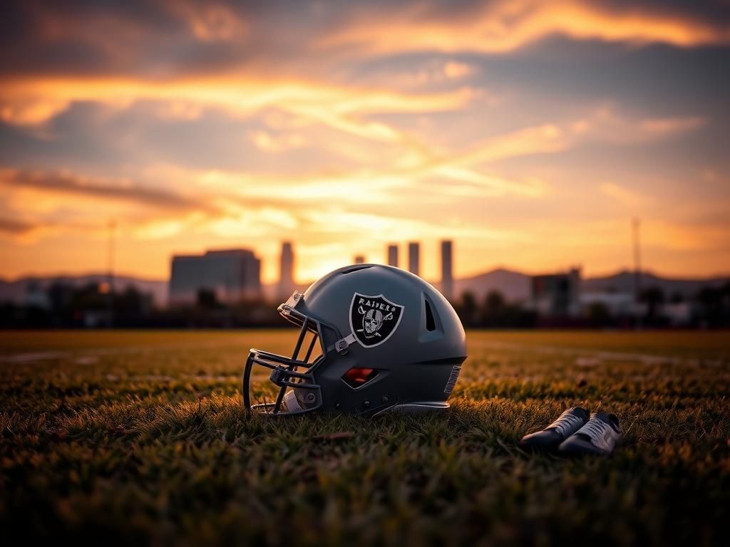Flick International A football helmet resting on grass, symbolizing tribute and remembrance for Jack Bech's late brother