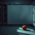 Flick International A school locker room scene with open lockers and a foggy glass partition