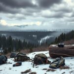 Flick International Abandoned backpacks scattered on the northern U.S. border