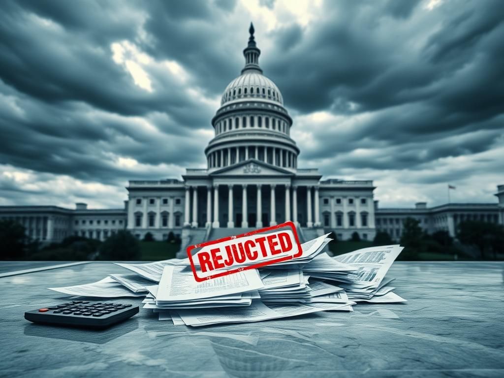 Flick International Dramatic image of the Capitol building with stormy skies, symbolizing political tension
