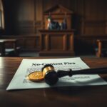Flick International Somber courtroom scene with gavel and legal documents reflecting on accountability