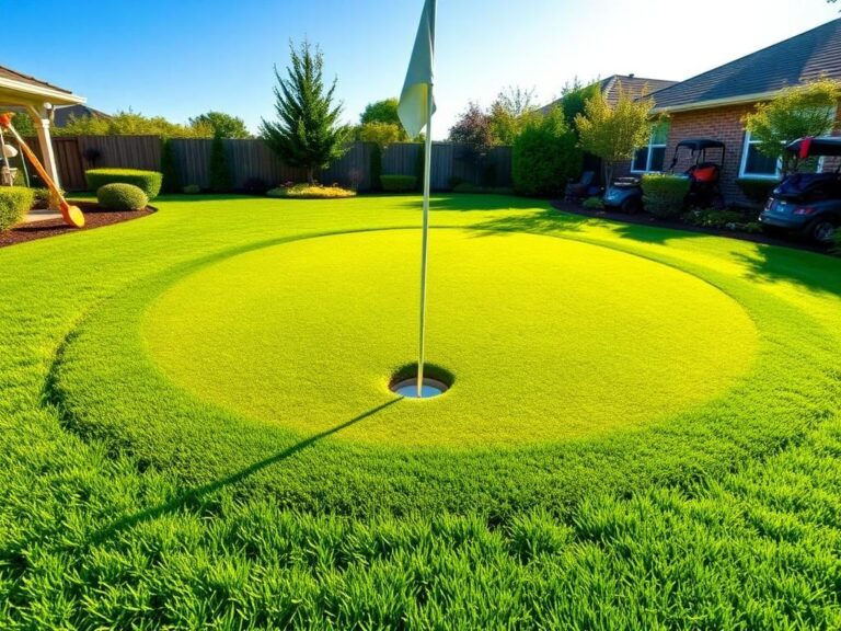 Flick International Jason Day's front yard mimicking golf course conditions at Oakmont