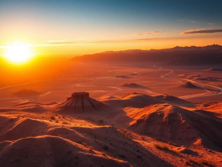 Flick International Aerial view of the Chuckwalla National Monument and Sáttítla Highlands National Monument in California showcasing rugged desert terrain and rolling hills