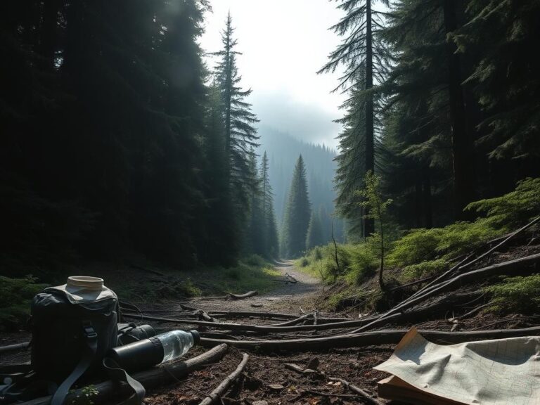Flick International Dense wilderness scene in Chelan County, Washington, representing the search for Travis Decker
