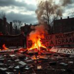 Flick International Aftermath of a Molotov cocktail attack at a Boulder protest