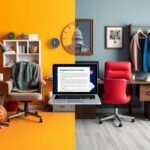 Flick International A split scene showing casual and formal workspaces representing bipartisanship in Pennsylvania politics