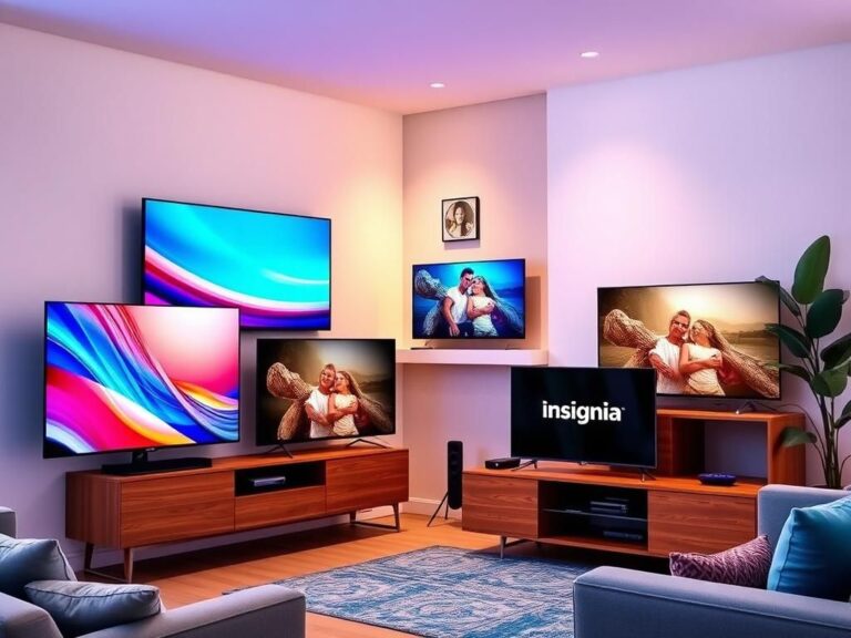 Flick International Living room featuring various TVs including a Samsung Smart TV and Insignia TV