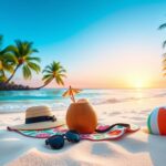 Flick International Candace Cameron Bure enjoying a tropical beach vacation in a stylish string bikini