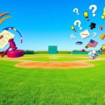 Flick International A vibrant baseball diamond scene with a clear sky, symbolizing American culture and competition.