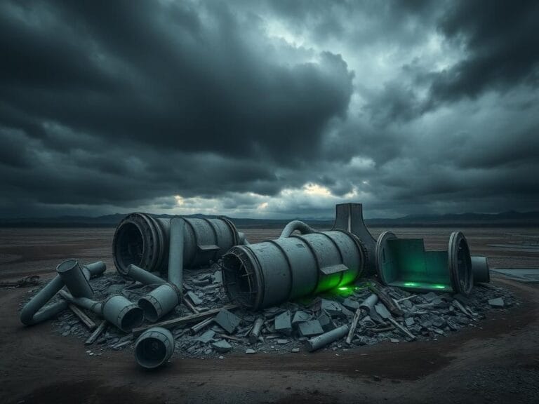 Flick International Aerial view of the damaged Natanz nuclear facility in Iran