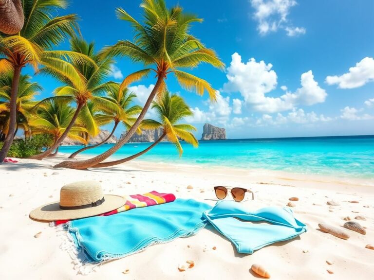 Flick International Vibrant beach scene featuring crystal-clear water and soft white sand in Los Cabos