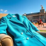 Flick International Aqua blue dress coat symbolizing Kate Middleton's tribute to Princess Diana at Trooping the Colour