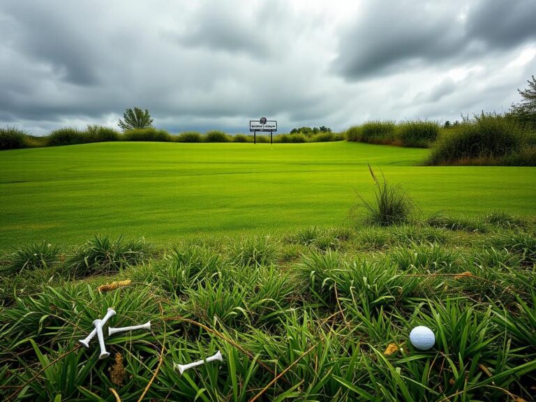 Flick International Oakmont Country Club's challenging golf course with deep rough and cloudy skies