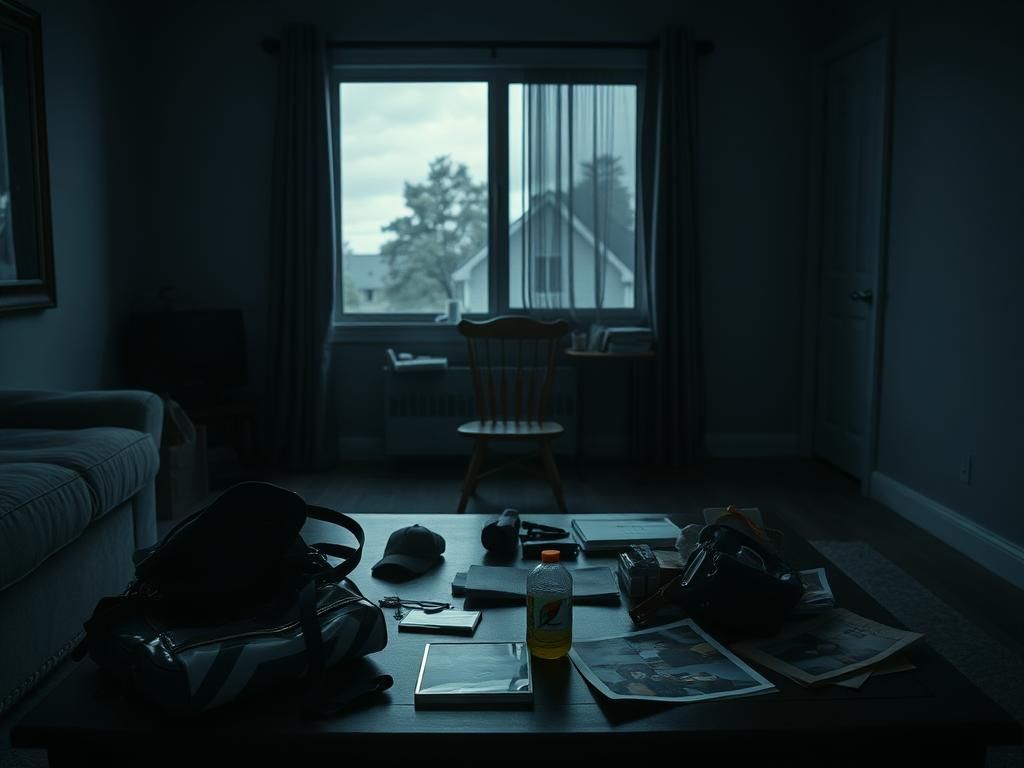 Flick International Abandoned living room symbolizing emotional turmoil following Scott Wolf's alleged abuse accusations