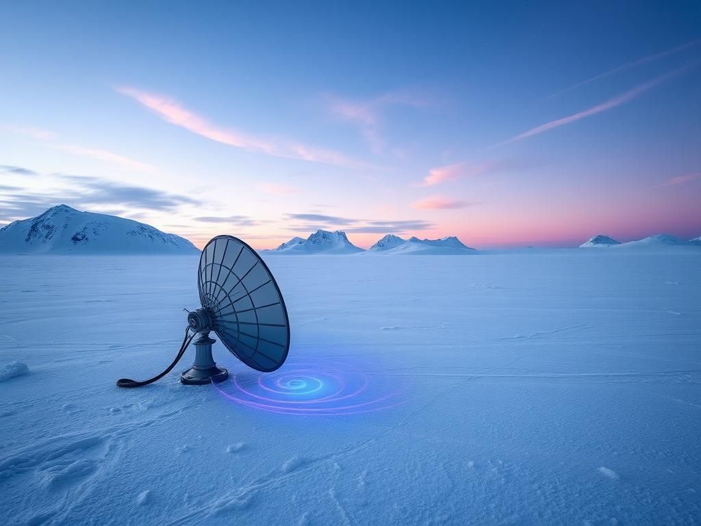 Flick International Scientific instrument for detecting radio waves under Antarctica's ice