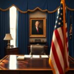 Flick International A dignified portrait of the Oval Office highlighting its historical decor and ambiance
