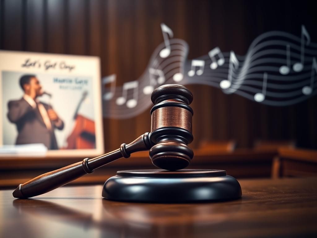 Flick International A dramatic wooden judge's gavel symbolizing justice in a copyright case.