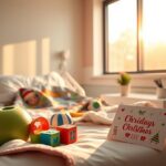 Flick International A serene hospital room with a cartoon-themed blanket and therapy tools symbolizing recovery after a stroke