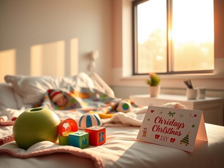 Flick International A serene hospital room with a cartoon-themed blanket and therapy tools symbolizing recovery after a stroke