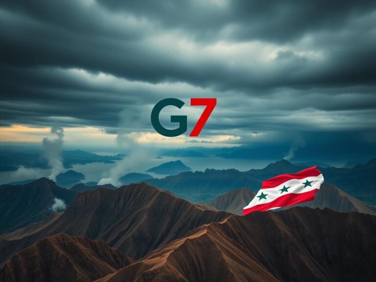 Flick International Aerial view of rugged mountains symbolizing geopolitical conflict