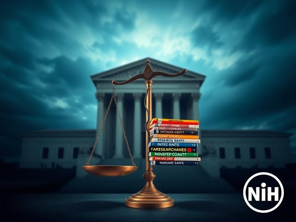 Flick International Cracked scale of justice weighed down by diverse NIH research grants