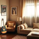 Flick International Cozy living room with distinct sections showcasing separate yet harmonious decor reflecting an artistic lifestyle.
