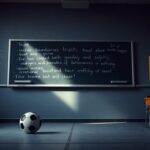 Flick International Empty high school classroom with dim lighting creating an unsettling atmosphere