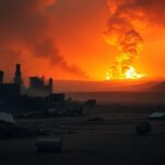Flick International Aftermath of an airstrike on a uranium enrichment facility in Iran