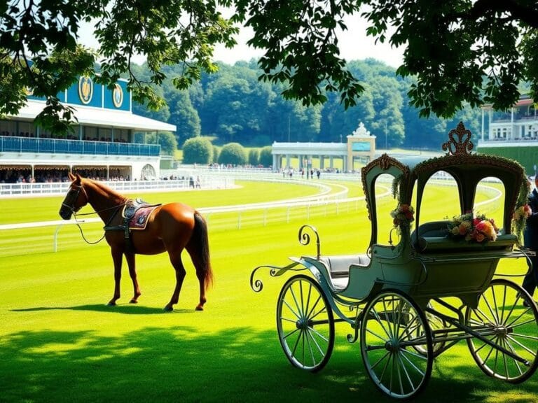 Flick International A beautifully groomed horse ready for the race at Royal Ascot